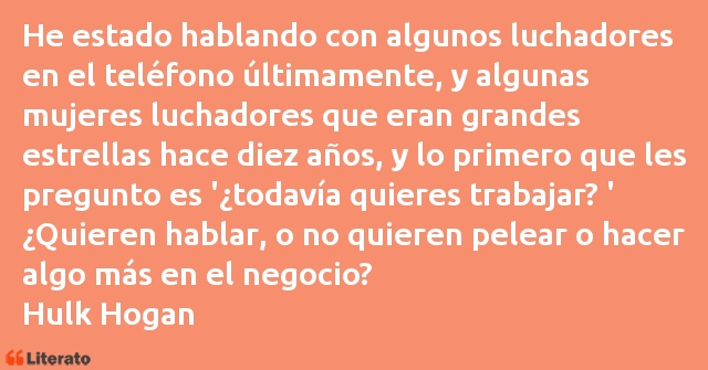 Frases de Hulk Hogan