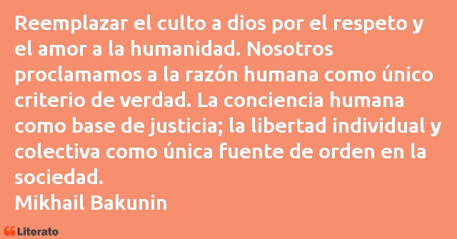 Frases de Mikhail Bakunin