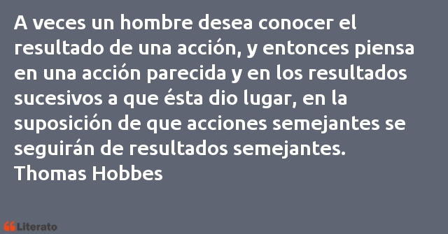 Frases de Thomas Hobbes