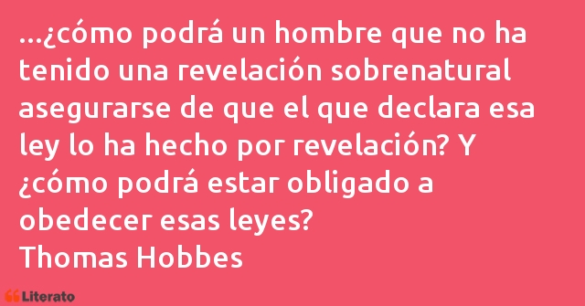 Frases de Thomas Hobbes