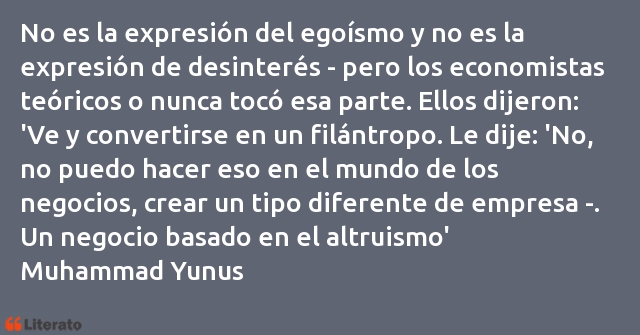 Frases de Muhammad Yunus