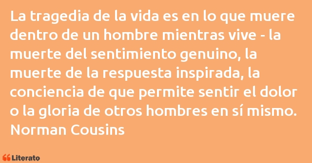 Frases de Norman Cousins