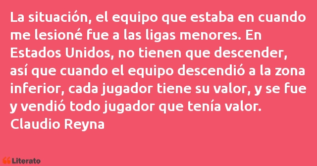 Frases de Claudio Reyna