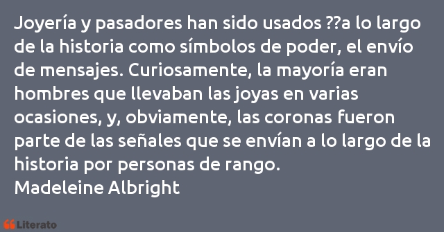 Frases de Madeleine Albright