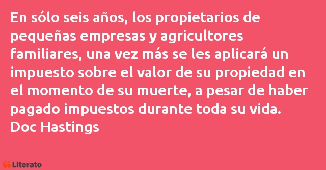 Frases de Doc Hastings