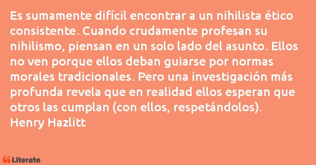 Frases de Henry Hazlitt