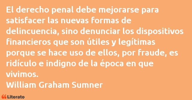 Frases de William Graham Sumner