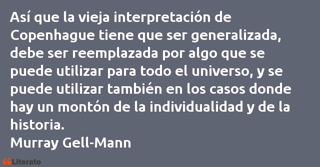 Frases de Murray Gell-Mann