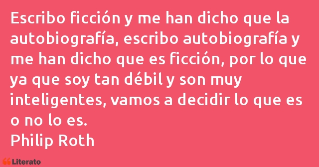 Frases de Philip Roth