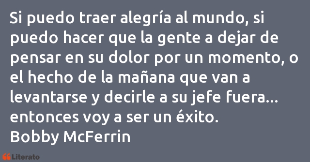 Frases de Bobby McFerrin