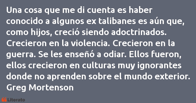 Frases de Greg Mortenson