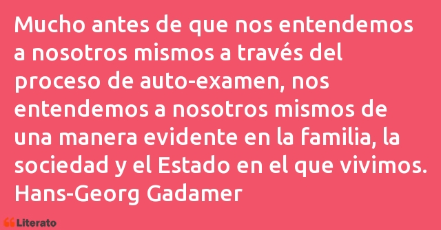 Frases de Hans-Georg Gadamer