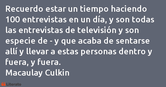 Frases de Macaulay Culkin