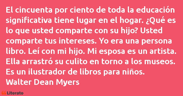 Frases de Walter Dean Myers