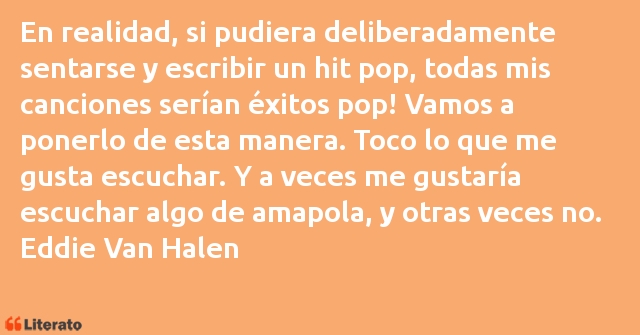 Frases de Eddie Van Halen