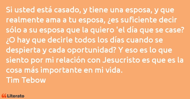 Frases de Tim Tebow