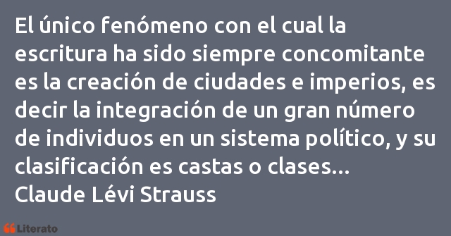 Frases de Claude Lévi Strauss