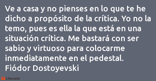 Frases de Fiódor Dostoyevski