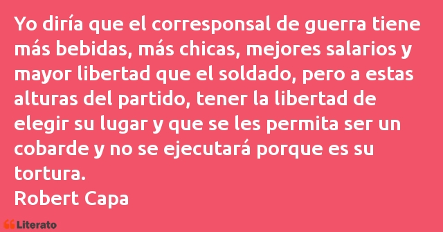 Frases de Robert Capa