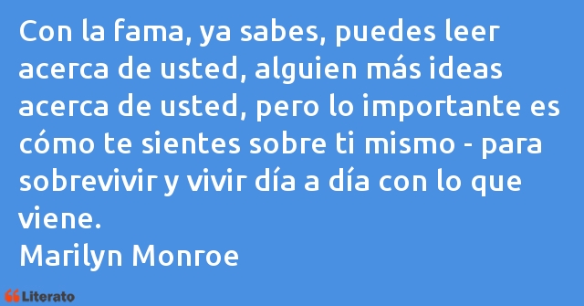 Frases de Marilyn Monroe