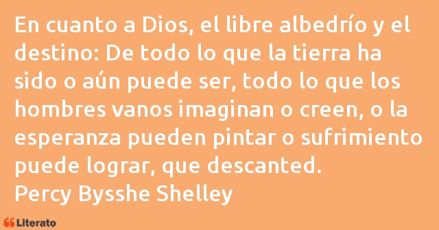 Frases de Percy Bysshe Shelley