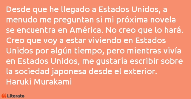 Frases de Haruki Murakami