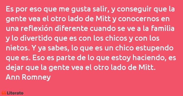 Frases de Ann Romney