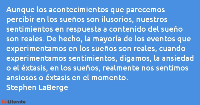 Frases de Stephen LaBerge