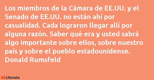 Frases de Donald Rumsfeld