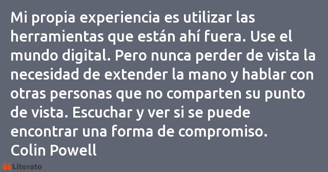 Frases de Colin Powell