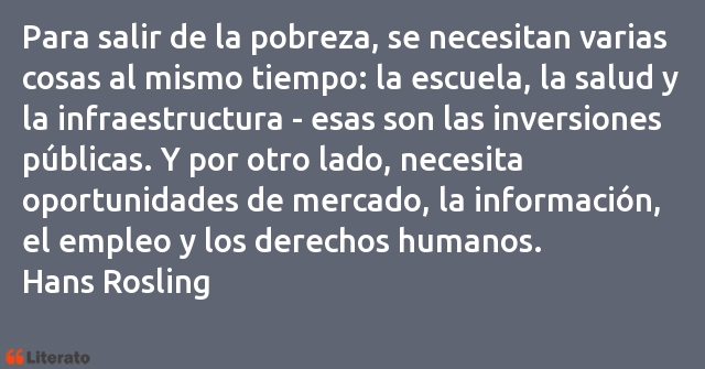 Frases de Hans Rosling