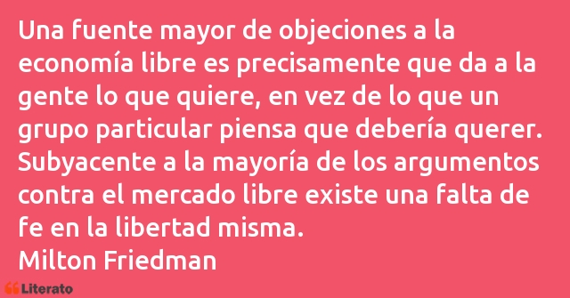 Frases de Milton Friedman