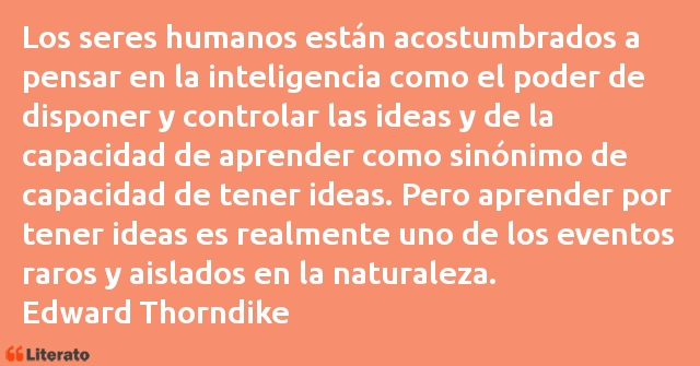 Frases de Edward Thorndike