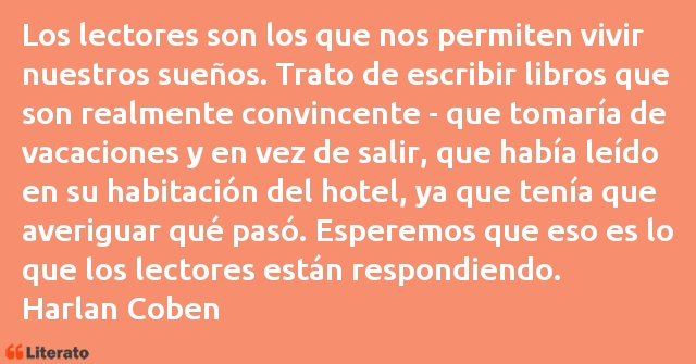 Frases de Harlan Coben