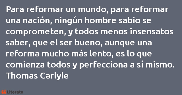 Frases de Thomas Carlyle