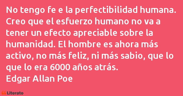 Frases de Edgar Allan Poe