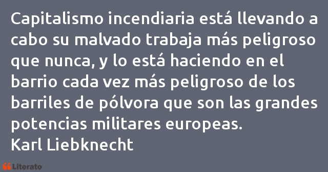 Frases de Karl Liebknecht