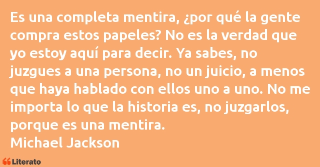 Frases de Michael Jackson