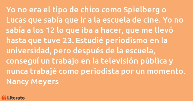 Frases de Nancy Meyers