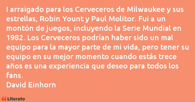 Frases de David Einhorn