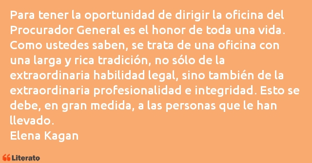 Frases de Elena Kagan