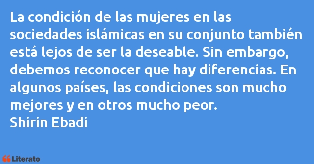 Frases de Shirin Ebadi