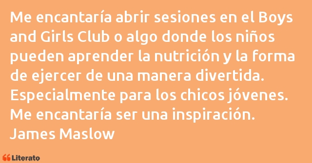 Frases de James Maslow