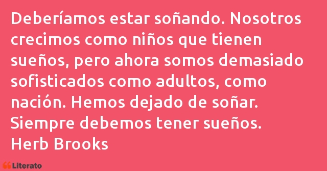 Frases de Herb Brooks