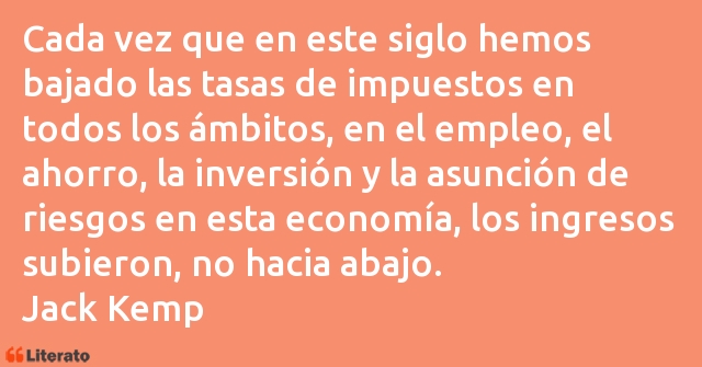 Frases de Jack Kemp