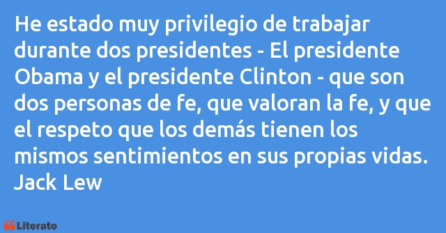 Frases de Jack Lew