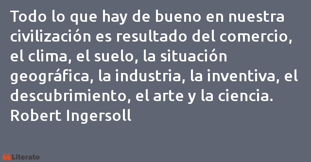 Frases de Robert Ingersoll