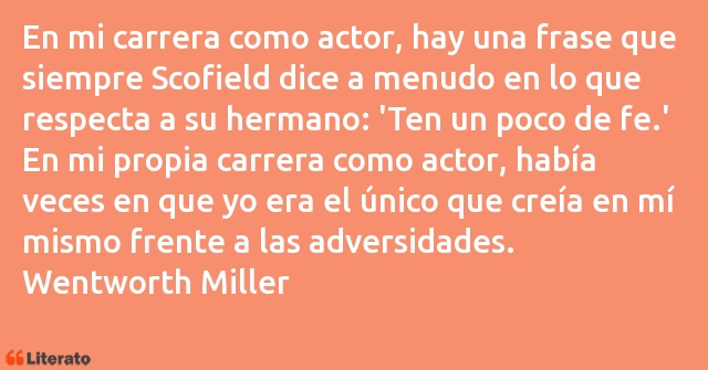 Frases de Wentworth Miller