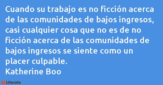 Frases de Katherine Boo