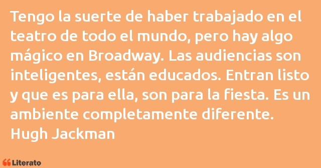 Frases de Hugh Jackman